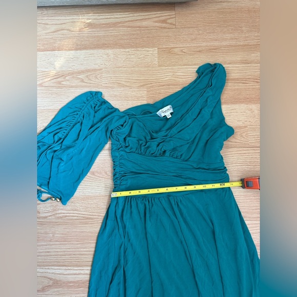 Temperly London Elegant Teal Evening Gown Size 10 - Picture 5 of 6